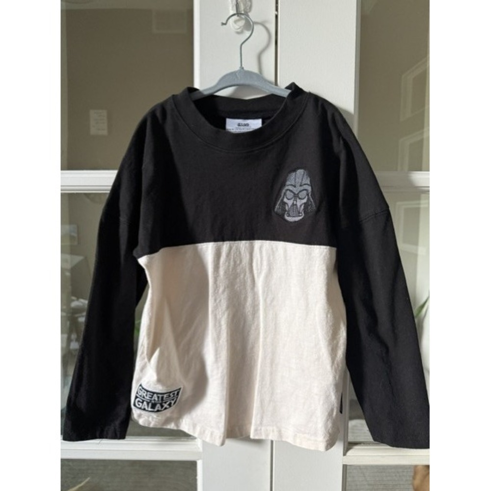 Star Wars Spirit Jersey Kids Medium 7/8 Black White MTFBWY Darth Vader Disney